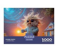 Sinoshow_24085_a_Cute_Plump_Bird_with_Wild_Hair_and_Expressive__8a927d44-689c-4690-9ebb-135082ef749e_1 1000 Piezas Jigsaw Puzzle Difícil, Desafiante, Casi Imposible Rompecabezas, Juguetes Educativos