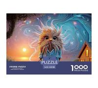Sinoshow_24085_a_Cute_Plump_Bird_with_Wild_Hair_and_Expressive__8a927d44-689c-4690-9ebb-135082ef749e_2 1000 Piezas Jigsaw Puzzle Difícil, Desafiante, Casi Imposible Juego De Rompecabezas, Regalo De N