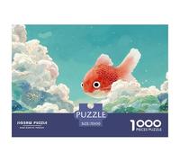 Sinoshow_24085_a_Cute_Red_Goldfish_with_Big_Eyes_in_The_Style_o_631d27fb-fd1d-4103-a520-fdfba73cc02b_3 1000 Piezas Rompecabezas Estimulante Y Educativo Rompecabezas, Imágenes Vi