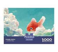Sinoshow_24085_a_Cute_Red_Goldfish_with_Big_Eyes_in_The_Style_o_631d27fb-fd1d-4103-a520-fdfba73cc02b_3 1000 Piezas Rompecabezas Estimulante Y Educativo Rompecabezas, Juguetes Educativos Únicos Y Esti