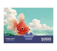 Sinoshow_24085_a_Cute_Red_Goldfish_with_Big_Eyes_in_The_Style_o_83f0774d-3471-4283-9b92-7c64f37ab98b_4 1000 Piezas Rompecabezas Estimulante Y Educativo Juego De Rompecabezas, Im