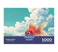 Sinoshow_24085_a_Cute_Red_Goldfish_with_Big_Eyes_in_The_Style_o_83f0774d-3471-4283-9b92-7c64f37ab98b_1 1000 Piezas Rompecabezas Difícil, Desafiante, Casi Imposible Rompecabezas, Juego Familiar Anti-E