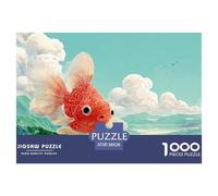 Sinoshow_24085_a_Cute_Red_Goldfish_with_Big_Eyes_in_The_Style_o_83f0774d-3471-4283-9b92-7c64f37ab98b_4 1000 Piezas Rompecabezas Estimulante Y Educativo Rompecabezas, Imágenes Vi