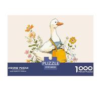 Sinoshow_24085_a_Cute_White_Duck_Wearing_an_Apron_Stands_on_The_33df66bf-33e8-4220-aade-6ef22759f6f8_2 1000 Piezas Rompecabezas Difícil, Desafiante, Casi Imposible Juego De Rompecabezas, Regalo De Na