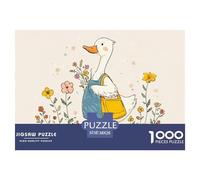 Sinoshow_24085_a_Cute_White_Duck_Wearing_an_Apron_Stands_on_The_33df66bf-33e8-4220-aade-6ef22759f6f8_1 1000 Piezas Rompecabezas Difícil, Desafiante, Casi Imposible Juego De Rompecabezas, Regalo De Na