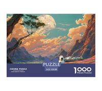 Sinoshow_24085_a_Cute_White_Robot_and_Green_Alien_Standing_on_t_4d5710d2-a839-4b78-acbd-1ffddb500479_3 1000 Piezas Rompecabezas Difícil, Desafiante, Casi Imposible Juego De Rompecabezas, Juego Famili