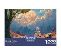 Sinoshow_24085_a_Cute_White_Robot_and_Green_Alien_Standing_on_t_4d5710d2-a839-4b78-acbd-1ffddb500479_4 1000 Piezas Rompecabezas Estimulante Y Educativo Juego De Rompecabezas, Juego Familiar Anti-Estr