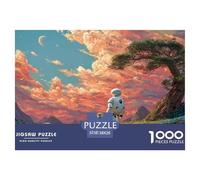 Sinoshow_24085_a_Cute_White_Robot_and_Green_Alien_Standing_on_t_cbbc6a6e-add4-4a46-8367-9cbef653228d_2 1000 Piezas Rompecabezas Difícil, Desafiante, Casi Imposible Juego De Rompecabezas, Regalo De Na