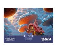 Sinoshow_24085_a_Fantasy_Forest_with_Mushroom-Shaped_Houses_Fan_21f7e2c6-79a0-4477-bf82-df895265d1e4_4 1000 Piezas Rompecabezas Divertido Y Estimulante Juego De Rompecabezas, Im