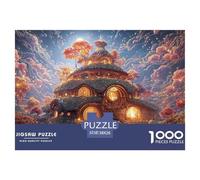 Sinoshow_24085_a_Fantasy_Hobbit_House_in_The_Middle_of_an_Autum_9b6d787d-6884-48ea-94d2-5c6241269de8_2 1000 Piezas Rompecabezas Difícil, Desafiante, Casi Imposible Juego De Rompecabezas, Juguetes Edu