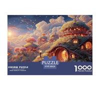 Sinoshow_24085_a_Fantasy_World_with_Cute_Hobbit-Like_Houses_in__de0015f0-4bcc-45e1-9970-c44647b97cf3_2 1000 Piezas Rompecabezas Difícil, Desafiante, Casi Imposible Juego De Rompecabezas, Regalo De Na