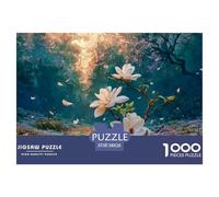 Sinoshow_24085_a_Few_White_gardenias_on_The_Ground_with_Petals__a27ee613-3e64-4211-9915-f515bf8aeb44_3 1000 Piezas Rompecabezas Difícil, Desafiante, Casi Imposible Juego De Rompecabezas, Juego Famili