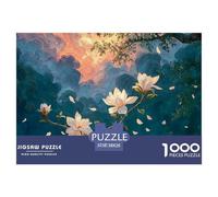 Sinoshow_24085_a_Few_White_gardenias_on_The_Ground_with_Petals__a27ee613-3e64-4211-9915-f515bf8aeb44_2 1000 Piezas Rompecabezas Estimulante Y Educativo Rompecabezas, Juguetes Educativos Únicos Y Esti