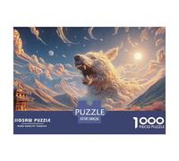 Sinoshow_24085_a_Fierce_Dog_Running_on_The_Open_Range_with_Its__514a6fd7-8b33-42da-bae0-6ec14e1d1ebe_2 1000 Piezas Rompecabezas Difícil, Desafiante, Casi Imposible Rompecabezas