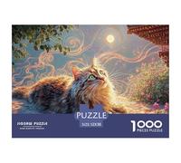 Sinoshow_24085_a_Fluffy_Long-Haired_Cat_basking_in_The_Sunlight_c2f06237-d8aa-4990-9c59-1e65eec18c0d_3 1000 Piezas Rompecabezas Estimulante Y Educativo Rompecabezas, Juguetes Educativos Únicos Y Esti