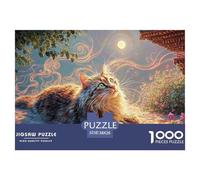 Sinoshow_24085_a_Fluffy_Long-Haired_Cat_basking_in_The_Sunlight_c2f06237-d8aa-4990-9c59-1e65eec18c0d_3 1000 Piezas Rompecabezas Estimulante Y Educativo Rompecabezas, Imágenes Vi