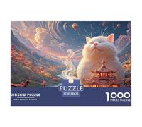 Sinoshow_24085_a_Fluffy_White_Cat_Sits_on_The_Table_with_Its_EY_c2272a60-3313-4fad-b8c0-28d161211e80_4 1000 Piezas Rompecabezas Estimulante Y Educativo Rompecabezas, Juguetes Educativos Únicos Y Esti