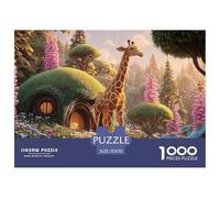 Sinoshow_24085_a_Full-Bodied_Giraffe_in_The_Forest_Surrounded_b_90e595a5-eaa6-4a46-9cb2-d7ad9f94bbb8_1 1000 Piezas Rompecabezas Estimulante Y Educativo Juego De Rompecabezas, Juguetes Educativos Únic