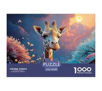 Sinoshow_24085_a_Full-Body_Portrait_of_a_Happy_Giraffe_in_The_s_c7ab021e-9276-426f-aebe-36254db500f3_1 1000 Piezas Jigsaw Puzzle Difícil, Desafiante, Casi Imposible Rompecabezas, Juguetes Educativos
