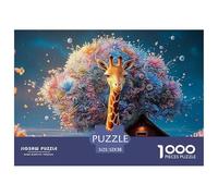 Sinoshow_24085_a_Full-Body_Shot_of_a_Cute_Happy_Giraffe_in_The__e8c06a22-60cf-4b47-9770-753cea526a98_4 1000 Piezas Jigsaw Puzzle Difícil, Desafiante, Casi Imposible Rompecabezas, Juguetes Educativos