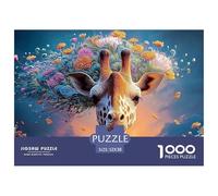 Sinoshow_24085_a_Full-Body_Shot_of_a_Cute_Happy_Giraffe_in_The__e8c06a22-60cf-4b47-9770-753cea526a98_1 1000 Piezas Rompecabezas Divertido Y Estimulante Juego De Rompecabezas, Juego Familiar Anti-Estr