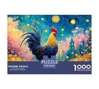 Sinoshow_24085_a_Full-Body_Shot_of_an_Adorable_Rooster_with_BEA_5241512a-bf09-45f4-ae9b-8ec1f39edb68_4 1000 Piezas Rompecabezas Estimulante Y Educativo Rompecabezas, Juego Familiar Anti-Estrés, Regal