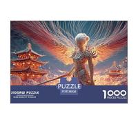 Sinoshow_24085_a_Full-Body_Shot_of_an_Albino_Woman_with_Red_Win_fe2966c9-5b1b-4656-bb45-33ad41abdb22_4 1000 Piezas Rompecabezas Difícil, Desafiante, Casi Imposible Juego De Rompecabezas, Regalo De Na