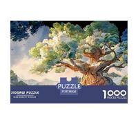 Sinoshow_24085_a_Giant_Tree_with_Lush_Green_Leaves_in_The_Style_369fab41-d149-4760-a0db-1fde60160d8f_2 1000 Piezas Rompecabezas Difícil, Desafiante, Casi Imposible Rompecabezas, Juguetes Educativos Ú
