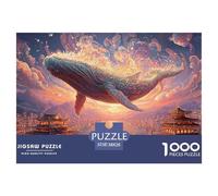 Sinoshow_24085_a_Giant_Whale_Glides_Over_The_City_bathed_in_sof_0e796630-a334-489d-969b-13688d4ddaa2_1 1000 Piezas Rompecabezas Estimulante Y Educativo Juego De Rompecabezas, Juguetes Educativos Únic
