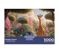 Sinoshow_24085_a_Giraffe_Stands_in_The_Forest_Surrounded_by_Pin_1f553aeb-75d3-48aa-8be7-403c5f69b367_3 1000 Piezas Rompecabezas Difícil, Desafiante, Casi Imposible Juego De Rompecabezas, Regalo De Na