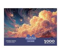 Sinoshow_24085_a_Girl_in_Dark_Stands_on_The_Horizon_Looking_at__4a9c0c34-0f5f-4b11-9d2f-f6d070fd07b1_1 1000 Piezas Rompecabezas Difícil, Desafiante, Casi Imposible Juego De Rompecabezas, Regalo De Na