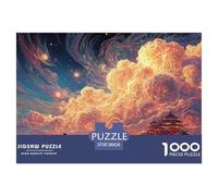 Sinoshow_24085_a_Girl_in_Dark_Stands_on_The_Horizon_Looking_at__4a9c0c34-0f5f-4b11-9d2f-f6d070fd07b1_1 1000 Piezas Rompecabezas Difícil, Desafiante, Casi Imposible Rompecabezas, Juguetes Educativos Ú