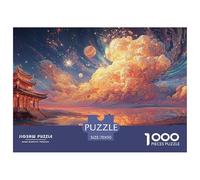 Sinoshow_24085_a_Girl_in_Dark_Stands_on_The_Horizon_Looking_at__4a9c0c34-0f5f-4b11-9d2f-f6d070fd07b1_4 1000 Piezas Rompecabezas Difícil, Desafiante, Casi Imposible Rompecabezas