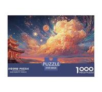 Sinoshow_24085_a_Girl_in_Dark_Stands_on_The_Horizon_Looking_at__4a9c0c34-0f5f-4b11-9d2f-f6d070fd07b1_4 1000 Piezas Rompecabezas Estimulante Y Educativo Rompecabezas, Juego Familiar Anti-Estrés, Jugue