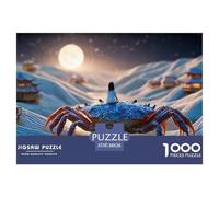Sinoshow_24085_a_Girl_Sits_on_The_Back_of_an_Enormous_Crab_phot_849bc702-714a-44b7-9745-5f6fd6ca0168_3 1000 Piezas Rompecabezas Estimulante Y Educativo Rompecabezas, Juguetes Educativos Únicos Y Esti