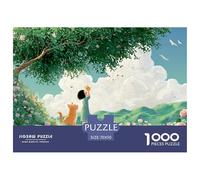 Sinoshow_24085_a_Girl_with_Short_Black_Hair_Wearing_Blue__Stand_03870036-2cd2-410a-9417-981b1a81fdcd_4 1000 Piezas Rompecabezas Estimulante Y Educativo Juego De Rompecabezas, Im