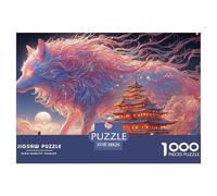 Sinoshow_24085_a_Gray_Wolf_with_Purple_and_Pink_Fur_Stands_Next_3ac3f619-3bba-4bdd-ba20-fb35ddff1073_2 1000 Piezas Rompecabezas Difícil, Desafiante, Casi Imposible Juego De Rompecabezas, Regalo De Na