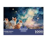 Sinoshow_24085_a_Group_of_Cats_Sitting_on_The_Edge_Watching_Van_f9947fe0-463a-4a51-b945-956c0e147cbf_3 1000 Piezas Rompecabezas Difícil, Desafiante, Casi Imposible Rompecabezas