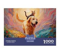 Sinoshow_24085_a_Happy_Smiling_Cat_Rides_on_The_Back_of_an_eleg_863aa687-cb00-40ff-92ce-5678c73d5724_4 1000 Piezas Rompecabezas Divertido Y Estimulante Rompecabezas, Juguetes Educativos Únicos Y Esti