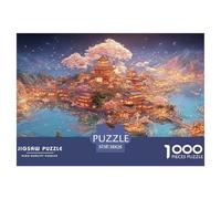 Sinoshow_24085_a_Lake_Map_in_The_Style_of_Chinese_Art_with_moun_0ebee363-54bd-4b90-8dd8-80d5445912e4_1 1000 Piezas Rompecabezas Estimulante Y Educativo Juego De Rompecabezas, Juego Familiar Anti-Estr