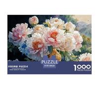 Sinoshow_24085_a_Large_Bouquet_of_Pink_and_White_Peonies_in_an__61678d5b-6e75-4a3e-97d1-70650c6f6f48_4 1000 Piezas Rompecabezas Divertido Y Estimulante Juego De Rompecabezas, Juguetes Educativos Únic