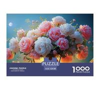 Sinoshow_24085_a_Large_Bouquet_of_Pink_and_White_Peonies_in_an__6b5748f3-aa38-4ae7-875a-a26d22793ccb_4 1000 Piezas Jigsaw Puzzle Difícil, Desafiante, Casi Imposible Rompecabezas, Juguetes Educativos