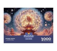 Sinoshow_24085_a_Large_Dandelion_Flower_with_Lights_Inside_The__9ceb8cf2-4a3d-448e-b100-a6542da58ea1_3 1000 Piezas Rompecabezas Estimulante Y Educativo Rompecabezas, Juego Familiar Anti-Estrés, Regal