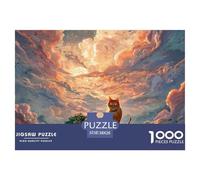 Sinoshow_24085_a_Large_Orange_Cat_with_Glowing_Golden_Eyes_is_s_226fefdb-eb6b-43bd-9b36-32096e151e71_1 1000 Piezas Rompecabezas Difícil, Desafiante, Casi Imposible Juego De Rompecabezas, Regalo De Na