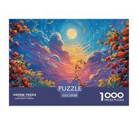 Sinoshow_24085_a_Large_Painting_of_Purple_Roses_Growing_on_a_WH_bc2d38ba-af2b-417e-9a35-787fae52f074_3 1000 Piezas Rompecabezas Divertido Y Estimulante Juego De Rompecabezas, Im