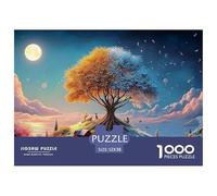 Sinoshow_24085_a_Large_Tree_with_Four_Leaves_One_of_Each_Color__80b11f7b-cb77-4bc2-9e0e-76983534b7dc_2 1000 Piezas Jigsaw Puzzle Difícil, Desafiante, Casi Imposible Rompecabezas, Co