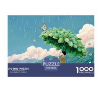 Sinoshow_24085_a_Little_Girl_Holding_an_Umbrella_Made_of_Green__38b2acf6-926e-4741-a369-711d752cbadd_4 1000 Piezas Rompecabezas Estimulante Y Educativo Juego De Rompecabezas, Juego Familiar Anti-Estr