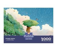 Sinoshow_24085_a_Little_Girl_Holding_an_Umbrella_Made_of_Green__6e4e491a-e713-4766-b7bc-ef77acbef740_2 1000 Piezas Rompecabezas Difícil, Desafiante, Casi Imposible Juego De Rompecabezas, Juego Famili