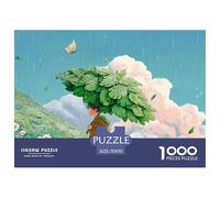 Sinoshow_24085_a_Little_Girl_Holding_an_Umbrella_Made_of_Green__aacc12fe-662b-4d3f-b799-8fd0cb4b95d7_1 1000 Piezas Rompecabezas Difícil, Desafiante, Casi Imposible Juego De Rompecabezas, Regalo De Na