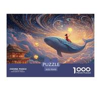 Sinoshow_24085_a_Little_Girl_in_a_Red_Dress_is_Sitting_on_The_b_1023de21-4ae5-4109-9dc6-9e7031d2ebab_1 1000 Piezas Rompecabezas Estimulante Y Educativo Rompecabezas, Juego Familiar Anti-Estrés, Regal